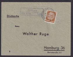 Reddern über Calau Nieder Lausitz Brandenburg Deutsches Reich Brief - Storia Postale