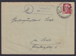 Trebendorf über Forst Lausitz Brandenburg DDR Brief Landpoststempel SST - Storia Postale