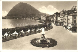 11636624 Lugano TI Riva Vincenzo Vela E Monte San Salvatore Lugano - Autres & Non Classés