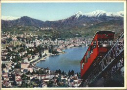 11636602 Lugano TI Funicolare Monte San Salvatore Panorama Lugano - Andere & Zonder Classificatie