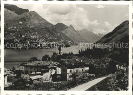 11636596 Lugano TI Vista Verso Il Bre E Porlezza Lugano - Sonstige & Ohne Zuordnung