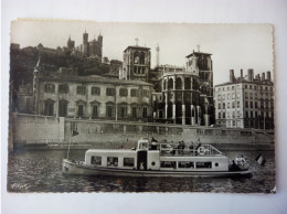 A Lyon, "Le Cygne" Au Départ Pour La Descente Du Rhône (13826) - Andere & Zonder Classificatie