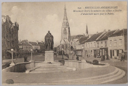 CPA CARTE POSTALE BELGIQUE BRUXELLES-ANDERLECHT MONUMENT ELEVE AUX SOLDATS DEPORTES MORTS POUR LA PATRIE 1925 - Anderlecht