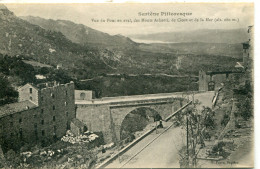 2A-CORSE  -  SARTENE - Vue Du Pont En Aval,des Monts Arborri - Sartene