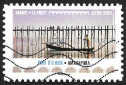 FRANCE 2017  - AA  1474 - Pont D'U Bein De Amarapura - Birmanie  - Oblitéré - Used Stamps