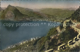 11636488 Lugano TI Panorama Monte San Salvatore E Monte Rosa Lugano - Andere & Zonder Classificatie