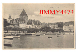 CPA - OUCHY En 1936 - Le Port ( Lausanne Canton De Vaud ) Phot. Neuchâtel, Série Bromat - Lausanne