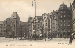 CPA France Metz Place De La Gare - Metz