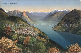 11636464 Lugano TI Lago Di Lugano Mit Monte Bre Lugano - Autres & Non Classés