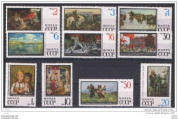 RUSSIA:  1968  MUSEO  DI  LENINGRADO  -  S. CPL. 10  VAL. N. -  YV/TELL. 3443/52 - Nuovi