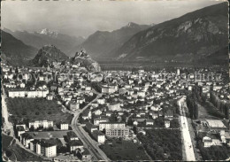 11635870 Sion VS Gesamtansicht Schloss Alpenpanorama Sion VS - Sonstige & Ohne Zuordnung