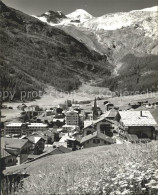 11635850 Saas-Fee Ortsansicht Mit Allalinhorn Saas-Fee - Andere & Zonder Classificatie