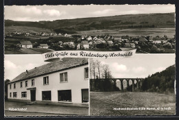 AK Hoxel / Hunsrück, Hotel Hubertushof, Hochwaldbahnbrücke Hoxel, Teilansicht  - Sonstige & Ohne Zuordnung