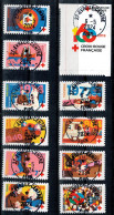 2024 N - SERIE CROIX ROUGE  OBLITEREE COMPLETE CACHET ROND 6-5-2024 #234# - Used Stamps