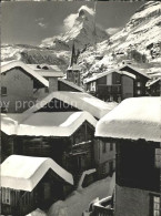 11635829 Zermatt VS Ortspartie Mit Blick Zum Matterhorn Walliser Alpen Zermatt V - Andere & Zonder Classificatie