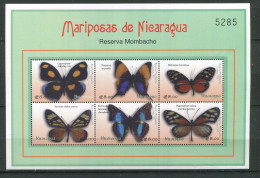 Nicaragua ** N° 2431 à 2436 En Feuillet - Papillons - Nicaragua