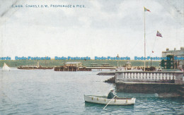 R050937 Cowes. I. O. W. Promenade And Pier. Photochrom. Celesque - Welt