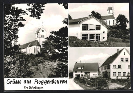 AK Roggenbeuren über Markdorf, Die Kirche Und Zwei Ortspartien  - Markdorf