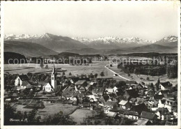 11635797 Hausen Albis Gesamtansicht Mit Alpenpanorama Hausen Albis - Andere & Zonder Classificatie