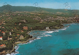 CARTOLINA  C12 CASTIGLIONCELLO,LIVORNO,TOSCANA-VEDUTA AEREA-MARE,VACANZA,SPIAGGIA,BARCHE,BELLA ITALIA,VIAGGIATA 1988 - Livorno