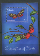 Nevis ** Bloc 192 - Papillons - St.Kitts And Nevis ( 1983-...)