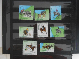 FRANCE YT 4890/4897 JEUX EQUESTRES MONDIAUX - 2010-.. Matasellados