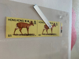 Hong Kong Stamp MNH Animal Pair Broken Leg - Otros & Sin Clasificación