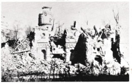LAP Boussu Le Chateau Apres Sa Destruction Par Les Allemands - Boussu