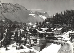 11635719 Arosa GR Ortsansicht Mit Kirche Und Alpen Wintersportplatz Arosa GR - Sonstige & Ohne Zuordnung