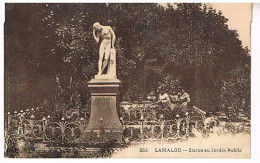 34      LAMALOU LES BAINS   STATUE DU JARDIN PUBLIC - Lamalou Les Bains