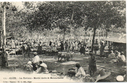 ALGERIE - ALGER - 135 - Les Environs Le Marché Arabe De Maison-Carrée - Collection Régence E. L. édit. Alger (Leroux) - - Algerien