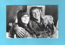 SONNY  AND  CHER  -  POSTKAART  (15.488) - Artistes