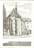 11635661 Zuerich Wasserkirche Kuenstlerkarte Zuerich - Sonstige & Ohne Zuordnung