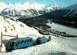 CPM - St MORITZ - Corviglia - Bahn (Vue De Pontresina Avec Piz Languard (3266) - Edition Photoglob AG, Zurich - Sankt Moritz