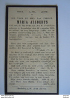 Doodsprentje Maria Aelberts Boorsheim 1899 1930 Lid Derde Orde - Santini