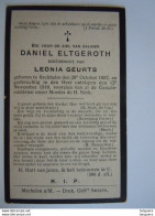 Doodsprentje Daniel Eltgeroth Reckheim 1882 1918 Echtg Leonia Geurts - Santini