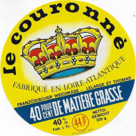 ETIQUETTE  DE  FROMAGE NEUVE    LE COURONNE LOIRE ATLANTIQUE ST GILDAS DES BOIS   LELARGE ET THOMAS   B109 - Cheese