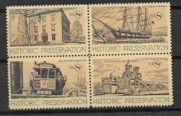 USA 1971.  Preservation Sc 1440-43  (**) - Unused Stamps