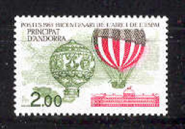 Andorra -Franc 1983 Globos. Y=310 E=331 (**) - Airships