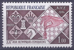 Francia 1974. Juegos Olimpicos De Ajedrez YT=1800 (**) - Nuovi