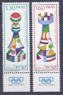 Chess Israel 1976 - Olimpiada Ajedrez - Neufs (avec Tabs)