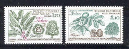 Andorra -Franc 1984 Naturaleza Y=331-32 E=352-53 (**) - Arbres