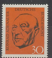 Germany 1968. Konrad Adenauer M=567 Y=432  (**) - Nuevos