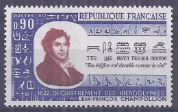 Francia 1972. Jean Francois Champollion YT = 1734  (**) - Nuevos
