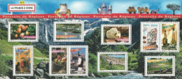 France 2006 Regions Provinces 7th Issue Set Of 10 Stamps In Block MNH - Nuevos