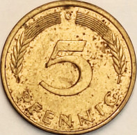 Germany Federal Republic - 5 Pfennig 1975 G, KM# 107 (#4578) - 5 Pfennig