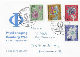 Postzegels > Europa > Duitsland > West-Duitsland > 1960-1969 >kaart Met No. 392-395 (17393) - Lettres & Documents