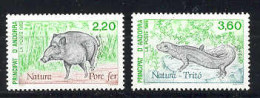 Andorra -Franc 1989 - Fauna Y=382-83 E=403-04 (**) - Ongebruikt