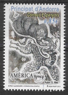 Andorra - 2012 America UPAEP Ed 399 (**) - Unused Stamps