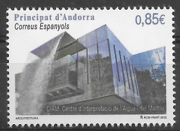 Andorra - 2012 Centro Del Agua Ed 394 (**) - Unused Stamps